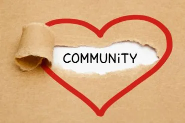 Community heart message